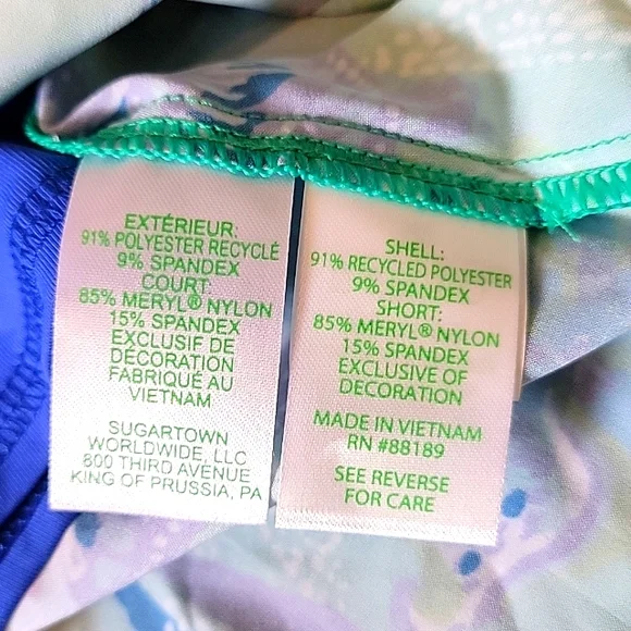 Lilly Pulitzer Silvana Skort, Botanical Green, Size XXS